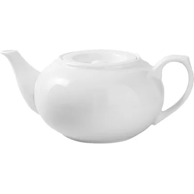 Чайник заварочный «Кунстверк» фарфор 0,7л D=90/65,H=80,L=200мм белый, Цвет: Белый, Объем по данным поставщика (мл): 700