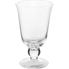 Ваза для цветов на ножке стекло D=84,H=150мм прозр., изображение 2