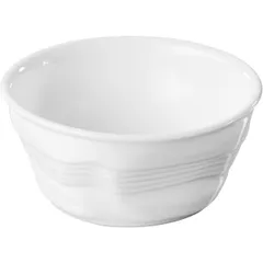 Sauce boat “Froisse” porcelain 170ml D=100,H=45mm white