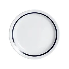 Тарелка десертная «Эр-гоу!» керамика D=15,H=2см белый,синий