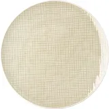 Тарелка мелкая фарфор D=30см кремов.