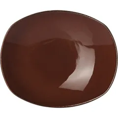 Тарелка глубокая «Террамеса Мокка» фарфор ,H=6,L=31,B=26см тем.корич.