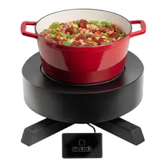 Плита индукционная металл,стекло ,H=16,L=46,5см черный, изображение 2