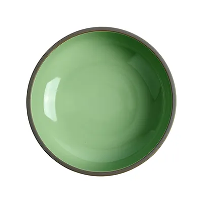 Салатник «Блисс» фарфор 2,5л D=233,H=9мм мятный, изображение 2