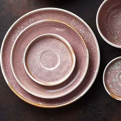 Блюдце «Пион» фарфор D=120/38,H=18мм розов., изображение 2