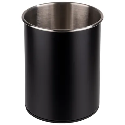 Подставка для столовых приборов сталь нерж. D=13,H=16,5см черный, изображение 3