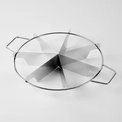 Делитель для торта на 7 кусков сталь нерж. D=25,5,L=34см металлич.