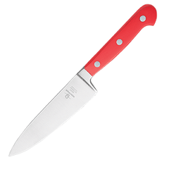 Chef's knife  stainless steel, plastic , L=275/150, B=35mm  red, metal.