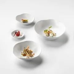 Салатник для комплимента фарфор 50мл D=90,H=25мм белый, изображение 2