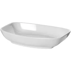 Блюдо «Клаб» прямоугольное фарфор ,H=35,L=190,B=130мм белый