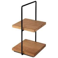 Pantry shelf  wood, metal , H=40.5, L=23, B=20cm  brown, black