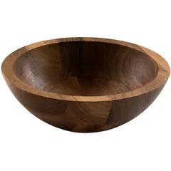 Salad bowl walnut 0.8l D=215,H=70mm wood theme