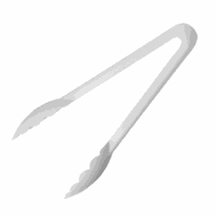 Universal tongs plastic ,L=24cm white