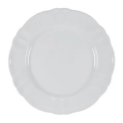 Тарелка «Гармония» фарфор D=265,H=35мм белый