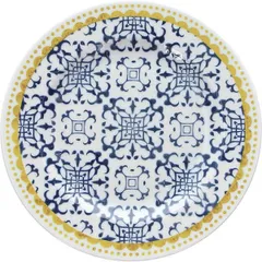 Plate “Selinunte”  porcelain  D=26, H=5cm  blue, white