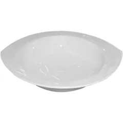 Salad bowl “Kunstwerk” sheet  porcelain ,H=11,L=39,B=33.5cm