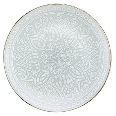 Тарелка «Мурано» мелкая керамика D=275,H=30мм св.зелен.