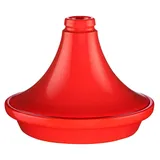 Тажин с крышкой керамика 1,6л D=28,H=21см красный