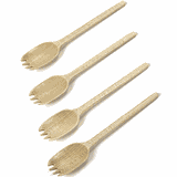 Dessert spoon “Mercy” with teeth[4pcs] wood ,L=140,B=25mm