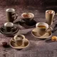 Чашка кофейная «Революшн Гранит» фарфор 85мл D=7см серый,коричнев., изображение 5