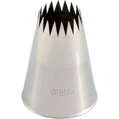 Насадка кондитерская «Открытая звезда» сталь нерж. D=35/18,H=50мм