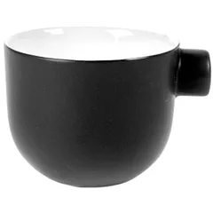 Coffee cup “Lovatt” bone porcelain 100ml D=69,H=55mm black,black