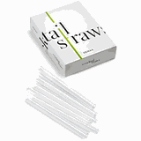 Трубочки без сгиба[6шт] стекло D=9,L=130мм прозр.