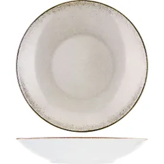 Deep plate “Options Natural Gray”  porcelain  D=24cm  gray