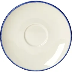 Saucer “Blue Dapple”  porcelain  D=125, H=15mm  white, blue