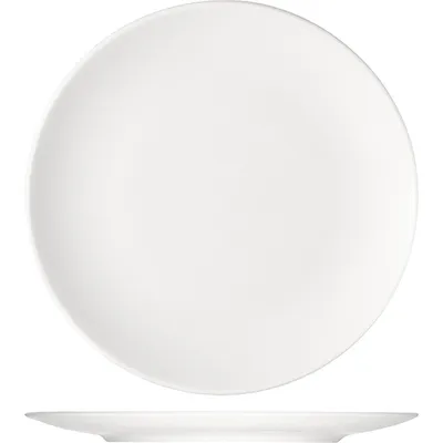 Тарелка «Опшенс» мелкая фарфор D=150,H=15мм белый, Диаметр (мм): 150