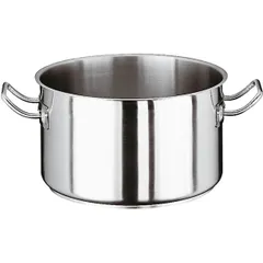 Pan stainless steel 9.8l D=28,H=16cm metal.