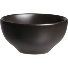 Sauce boat ceramics D=6,H=3cm black