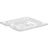 Крышка для гастроемкости GN 1/6 с вырезом для ложки поликарбонат ,L=17,6,B=16,2см прозр.