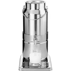 Емкость для диспенсера для молока без крана сталь нерж. 5л ,H=26см