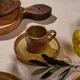 Чашка кофейная «Эггшелл Нейчер» фарфор 80мл D=50,H=54мм коричнев., Цвет: Коричневый, Объем по данным поставщика (мл): 80, изображение 6