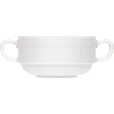 Чашка бульонная «Штутгарт» фарфор 270мл D=100,H=55мм белый, изображение 2
