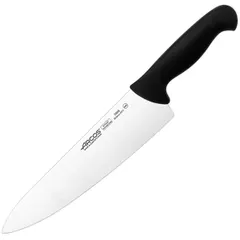 Нож поварской «2900» сталь нерж.,полипроп. ,L=385/250,B=57мм черный,металлич.