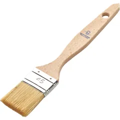 Pastry brush  wood, natural bristles , L=250, B=45mm  beige, metal.