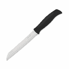 Bread knife “Atus”  steel, plastic , L=17.5 cm  black