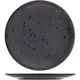 Тарелка «Оникс» плоская керамика D=21см черный, Диаметр (мм): 210