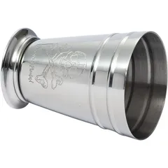 Стакан для коктейлей «Корсар» для джулепа с орнаментом сталь нерж. 400мл D=88/70,H=117мм серебрист., изображение 3