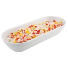 Salad bowl “Pure” plastic ,H=75,L=385,B=155mm white