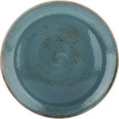 Plate “Kraft Blue” small  porcelain  D=28, H=2cm  blue