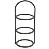 Этажерка 3 яруса на 3 емкости сталь D=24,2,H=53,3см черный