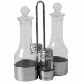 Набор для специй «Смайл» 4 предмета стекло,сталь нерж.