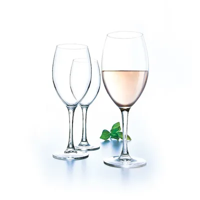 Бокал для вина «Малеа» стекло 250мл D=53/70,H=195мм прозр., изображение 2