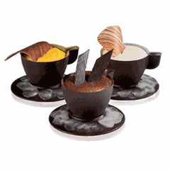 Mold for chocolate “Cup d/espresso”[7pcs] polycarbonate D=55,H=35mm