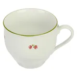 Чашка чайная «Верона Q0046» фарфор 250мл белый,зелен.