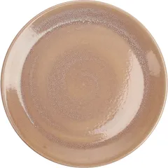 Plate “Revolution Sandstone” small  porcelain  D=30, H=2cm  beige.