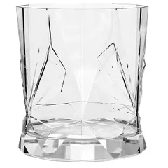 Old fashion "Roche" glass 340ml D=80,H=86mm clear.